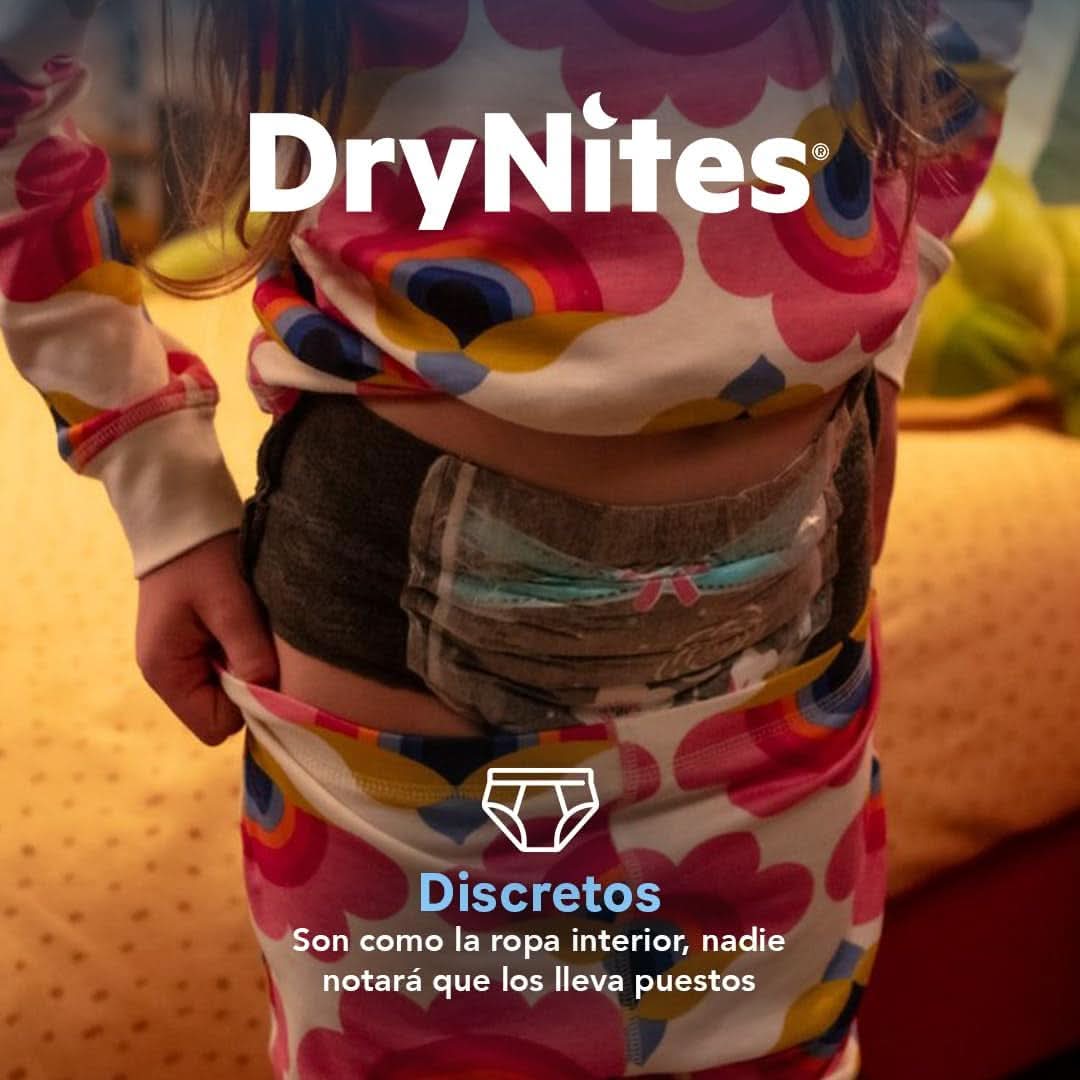 Pyžamové kalhoty Dry Nites pro dívky 3-5 let, 1 balení (16 kusů) Naty Shop