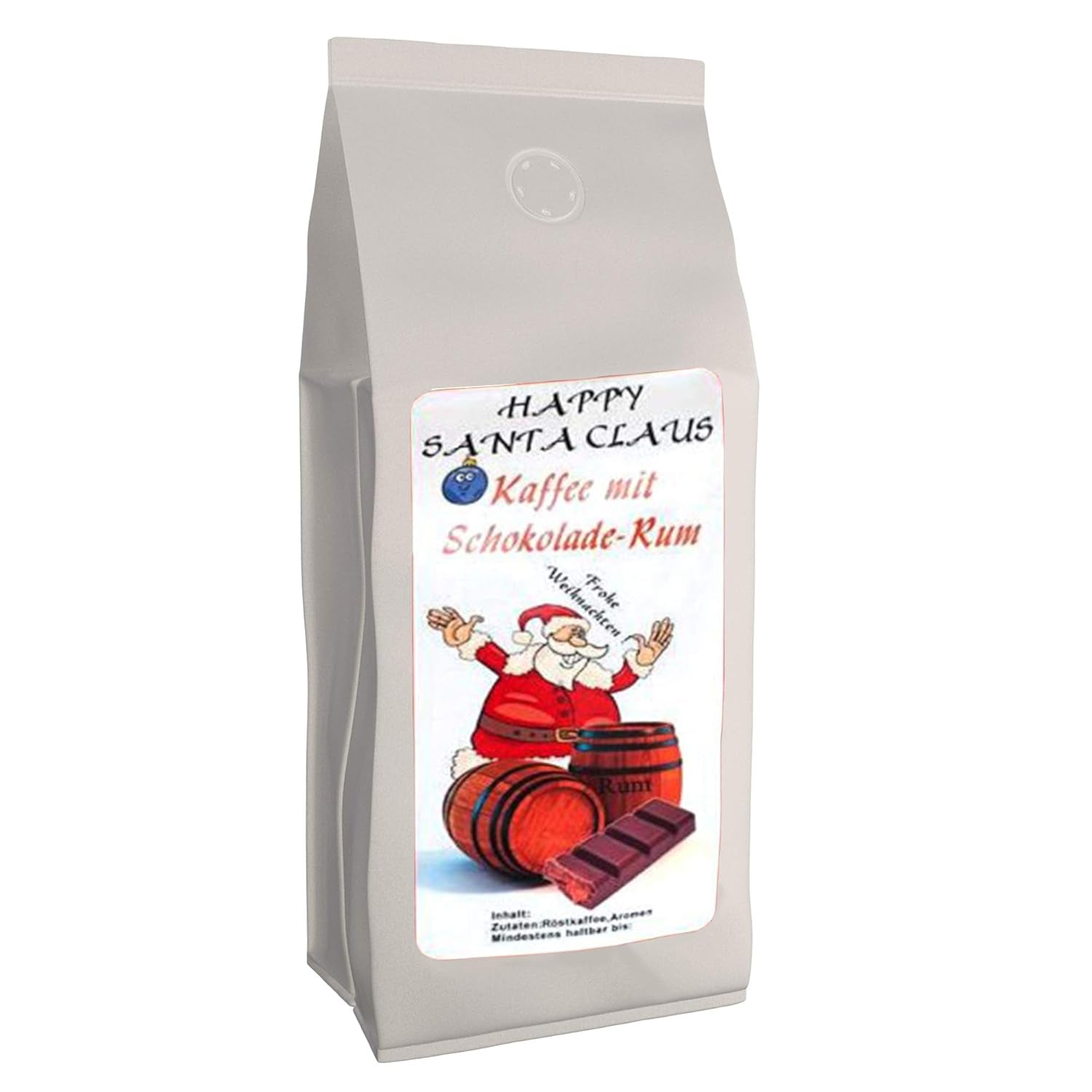 Čokoládový rum Happy Santa Claus, 1000 celých zrn