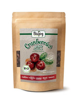 Biojoy bio sušené brusinky (1 kg), brusinky slazené jablečným sirupem Dehydrované produkty Naty Shop 250 G