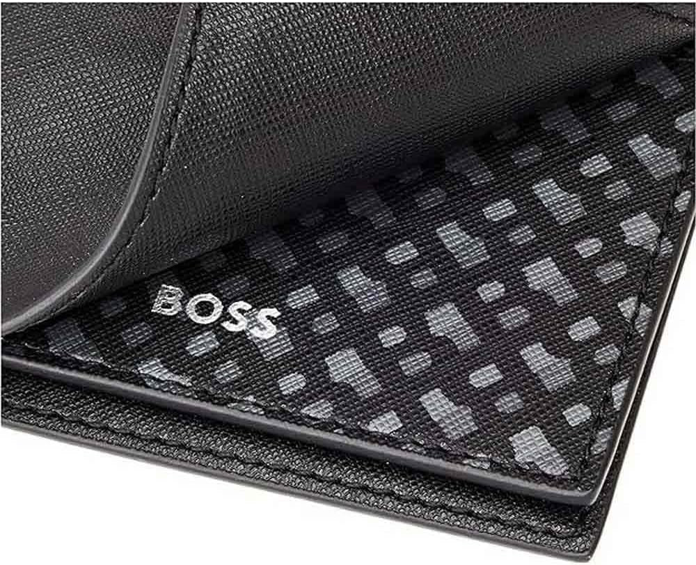 Pánská peněženka BOSS Zair_S_New_C_Holder, Černá1 Pánská peněženka Naty Shop