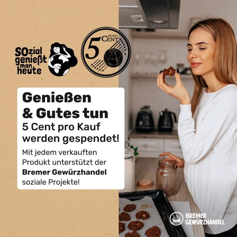 Bremer Gewürzhandel zázvor, kousky sušeného ovoce kořeněné, aromatické, kořeněné, nesířené, 1kg Dehydrované produkty Naty Shop