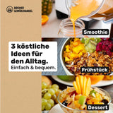 Bremer Gewürzhandel mango, sušené nudličky manga, nesířené, bez přidaného cukru, 1kg Dehydrované produkty Naty Shop