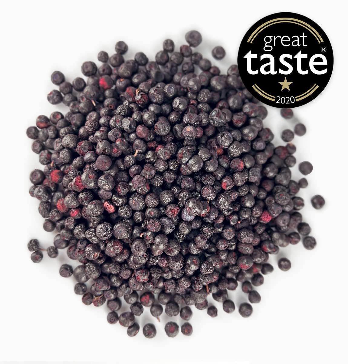 BRIX Lyofilizované borůvky | Přírodní borůvky sušené 95 g | Cena Great Taste Award za sušené brusinky | Bez GMO, Bezlepkové, Veganské, Zadržené vitamíny Naty Shop Dehydratované produkty