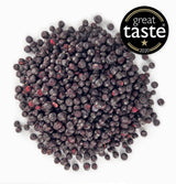 BRIX Lyofilizované borůvky | Přírodní borůvky sušené 95 g | Cena Great Taste Award za sušené brusinky | Bez GMO, Bezlepkové, Veganské, Zadržené vitamíny Naty Shop Dehydratované produkty