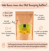 BRIX mrazem sušené banány | Přírodní banány sušené 140 g | Great Taste Award za sušené ovoce, sušené | Bez GMO, bez lepku, veganské, s konzervovanými vitamíny Naty Shop dehydratované produkty