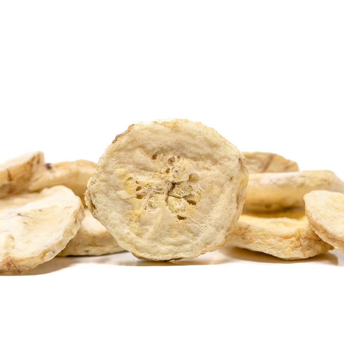 BRIX mrazem sušené banány | Přírodní banány sušené 140 g | Great Taste Award za sušené ovoce, sušené | Bez GMO, bez lepku, veganské, s konzervovanými vitamíny Naty Shop dehydratované produkty