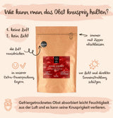 BRIX Mrazem sušené třešně | Přírodní sušené třešně 105g | Great Taste Award Sušené ovoce, Sušené hořké třešně | GMO Free Gluten Free Vegan Vitamins jsou konzervované produkty Naty Shop Dehydrated Products