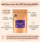 BRIX Sušený černý rybíz | Sušený černý rybíz 105 g | Great Taste Award, sušený černý rybíz | Bez GMO, Bezlepkové, Veganské, Zadržené vitamíny Naty Shop Dehydratované produkty