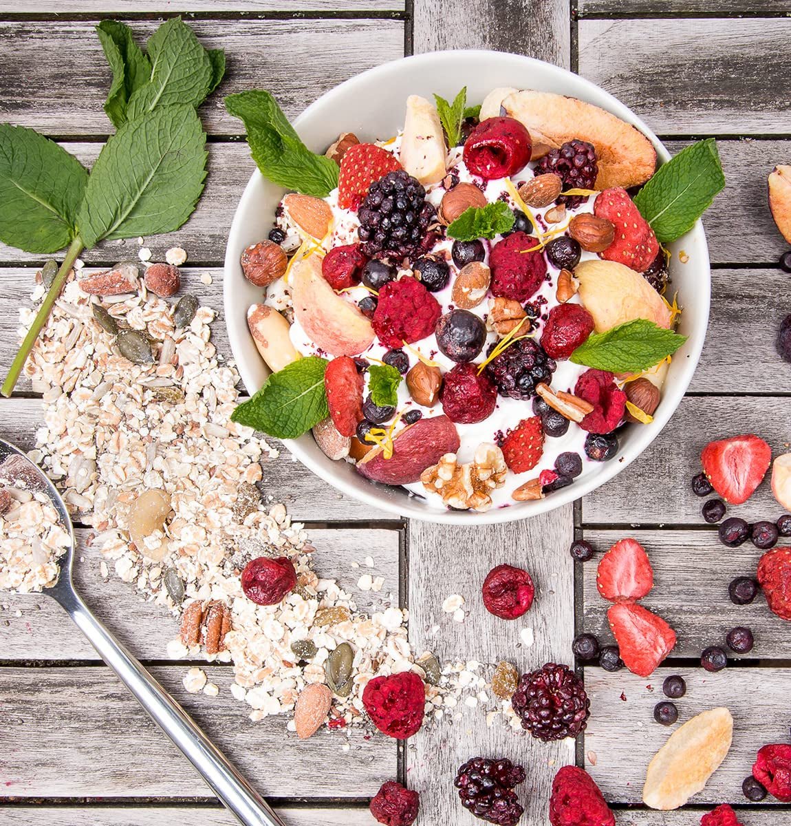 BRIX mrazem sušené ovoce | Přírodní směs sušeného ovoce 115g | Cena Great Taste Award za sušené ovoce | Bez GMO, Bezlepkové, Veganské, Zadržené vitamíny Naty Shop Dehydratované produkty