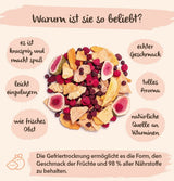 BRIX Lyofilizované mango | Přírodní, sušené plátky manga 95 g | Great Taste Award sušené ovoce, mrazem sušené mango | Bez GMO, Bezlepkové, Veganské, Zadržené vitamíny Naty Shop Dehydratované produkty