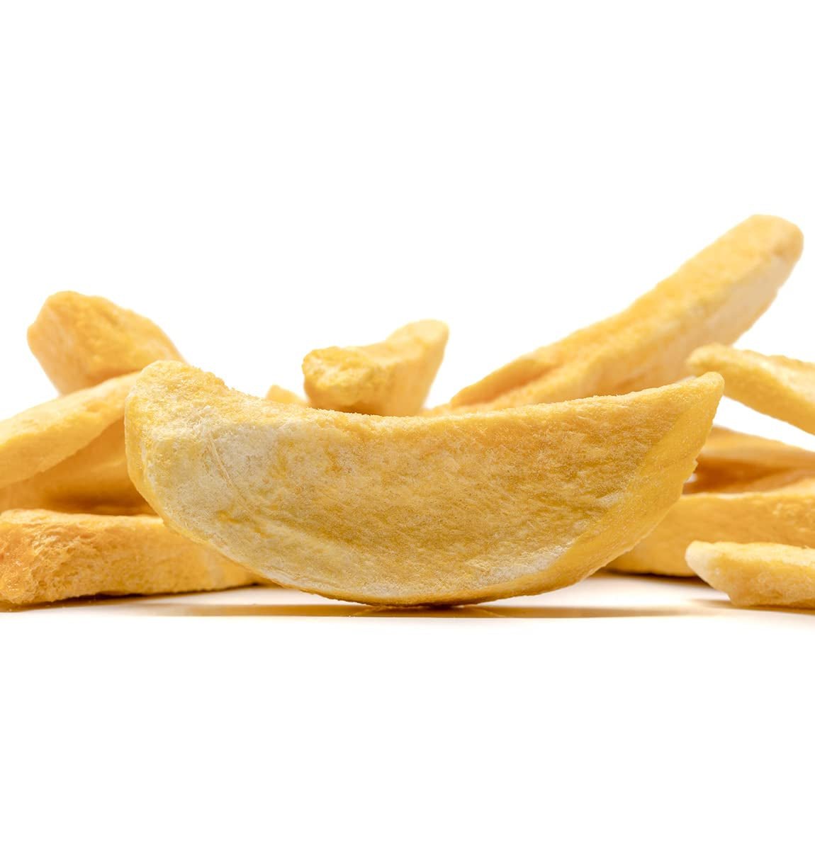 BRIX Lyofilizované mango | Přírodní, sušené plátky manga 95 g | Great Taste Award sušené ovoce, mrazem sušené mango | Bez GMO, Bezlepkové, Veganské, Zadržené vitamíny Naty Shop Dehydratované produkty