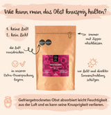 BRIX sušené maliny | Přírodní malina, lyofilizovaná 85 g | Cena Great Taste Award za sušené ovoce | Bez GMO, bez lepku, veganské, s konzervovanými vitamíny Naty Shop dehydratované produkty