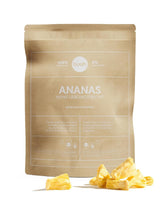 BUAH® Lyofilizovaný ananas | Ananasové chipsy jako svačina nebo do müsli a dezertů | Ideální náhrada sladkostí | Vegan a bez přidaného cukru | 100% mrazem sušené ovoce | 200 g dehydratovaných produktů Naty Shop 373 g
