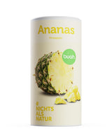 BUAH® Lyofilizovaný ananas | Ananasové chipsy jako svačina nebo do müsli a dezertů | Ideální náhrada sladkostí | Vegan a bez přidaného cukru | 100% mrazem sušené ovoce | 200 g dehydratovaných produktů Naty Shop 200 g