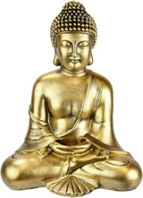 Postava Buddhy meditovat sedící socha postavy socha poprsí socha ozdoba Postava Buddhy Feng Shui dekorace zahradní terasa dekorace balkonu Socha Buddhy bytový doplněk Socha Buddhy zahradní postava Sošky a sochy Naty Shop Tmavé zlato Umístění