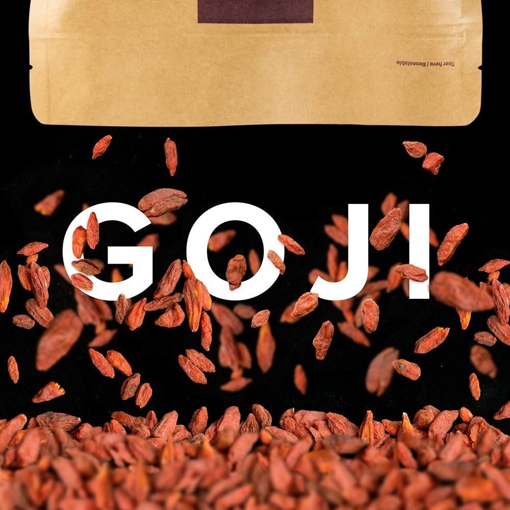 Sušené bobule Goji, 500 g, balení se může lišit Dehydrované produkty Naty Shop