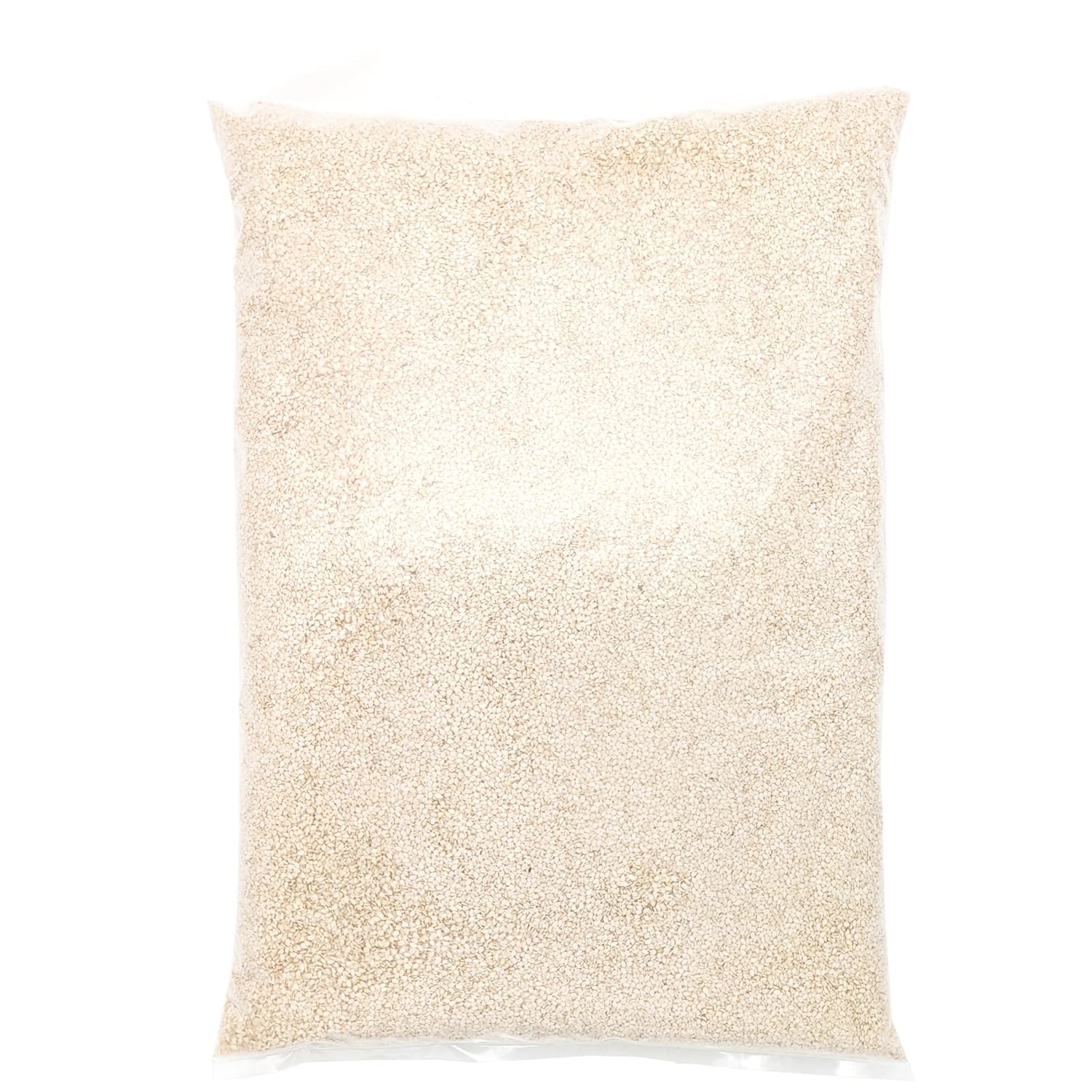 Bio sezamová semínka 3 kg, surová bio olejná semínka, bílý sezam, přirozeně loupaný, nepražený, zdroj vápníku a železa, ekonomický balíček