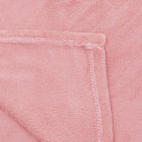 HOMLA Nadýchaná a hřejivá červená fleecová deka - na pohovku a postel Pohodlná deka Sedací deka Deka do obývacího pokoje - snadná údržba 150 X 200 cm Růžová Postele a přikrývky Besuche den HOMLA-Store