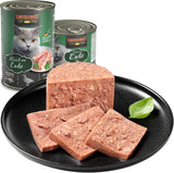 LEONARDO Mokré krmivo [6x800g kachna] | Mokré krmivo pro kočky bez obilovin | Complete Wet Canned Food