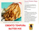 Tempura směs na těsto Tempura Back-Frittiermischung, 500 gramů Směs na pečení a vaření Naty Shop