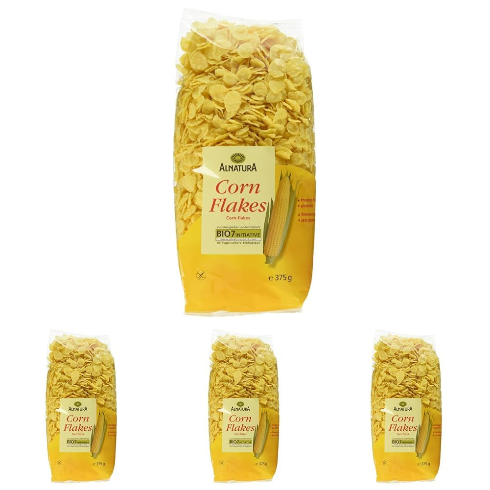 Bio kukuřičné lupínky, bez lepku, 375 g