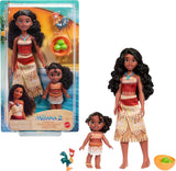 Módní panenka Mattel Disney Moana JBT41 Simea s příslušenstvím ke kotníku, 5 kloubovými klouby a odnímatelným oblečením Hračka inspirovaná filmem JBT41