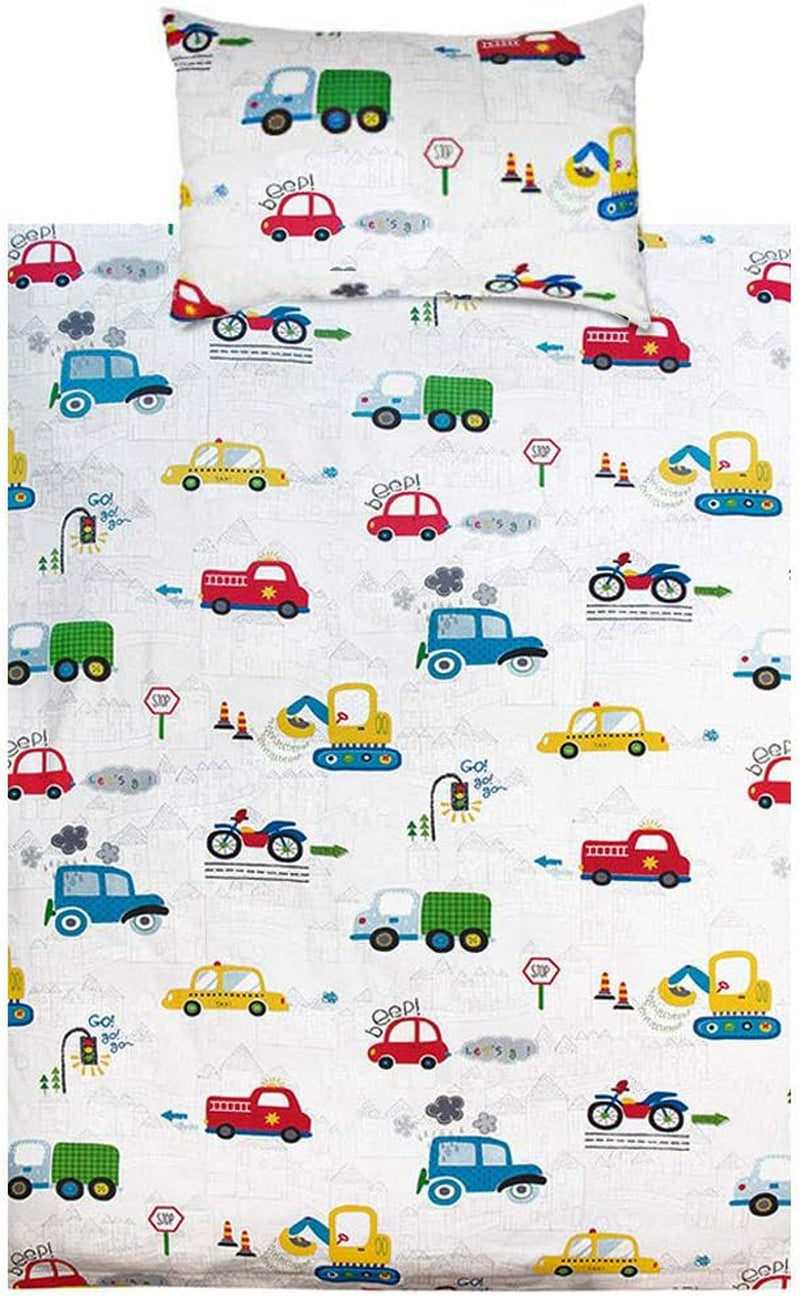Dětské povlečení pro chlapce s různými vzory, 100% bavlna Povlečení dětské Naty Shop Auto 100 X 135 cm