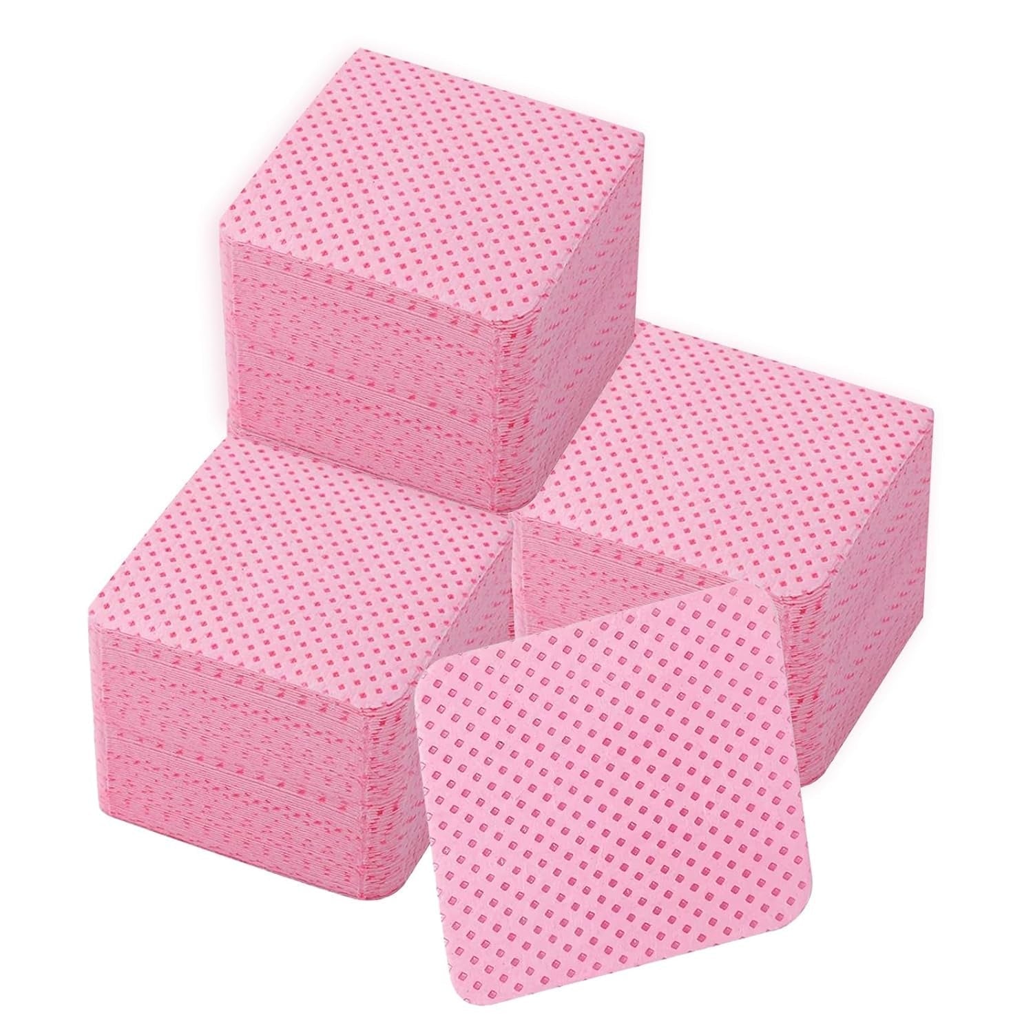 330 Stück Fusselfrei Nägel Wattepads, Fusselfreie Nageltücher, Nagel Wischtücher Wattepads, Nagelleck Entfernen Für Cleaner Gelnägel Nail Wipes Pads (Weiß)