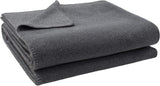 Deka Zoeppritz v barvě: Červená, Vyrobeno z 65% Polyester, 35% Viskóza, Rozměr: 160X200 Cm, 103291-235-160X200 Postele a peřiny Zoeppritz od roku 1828 940 Středně šedá Melange 180X220 Cm