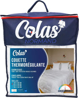 COLAS NORMAND Termoregulační přikrývka, Cool In, Mírná, 140 X 200 Cm, Pot, Optimální ventilace, 100% perkál, Fresh Feel, Francouzská, 53130255, Bílá Naty Shop Přikrývky a přikrývky Bílá 200X200 Cm