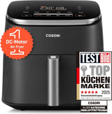 Horkovzdušná fritéza Kosori Turboblaze Airfryer, 9 v 1, 6 litrů, tichá Naty Shop Appliances Tmavě šedá Turboblaze