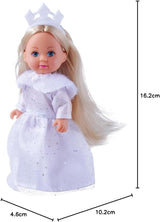 Simba Evi Princess of Love's Dreams, hrací panenka v zasněných zimních šatech s kožešinovým lemem a třpytivými prvky, 12 cm, 3 roky a více