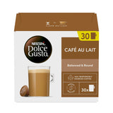 NESCAFÉ Dolce Gusto Cafe au Lait Kaffeepads, 30 kapsel (30 porcí)