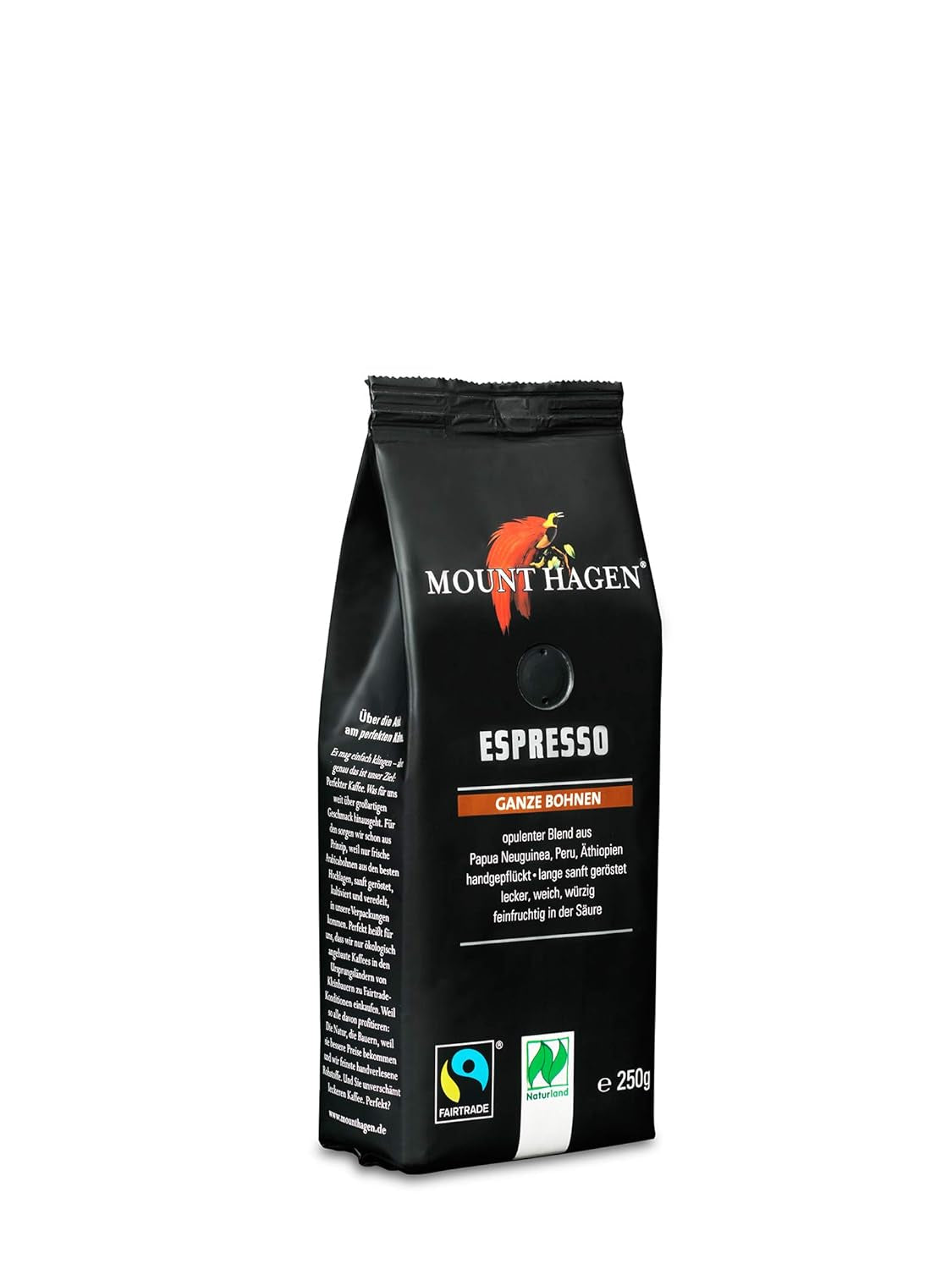 FT Naturland organické espresso, 250 g celých zrn