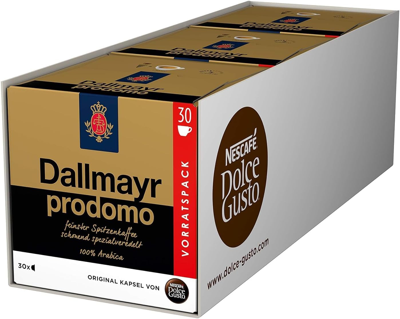 NESCAFÉ DOLCE GUSTO Krups KP1238 Mini Me kávovar na kapsle, 15 barů, kompaktní, vysokotlaký kávovar, více než 30 kávových kreací, výběr velikosti nápoje, černá/antracitová mit Dallmayr Prodomo