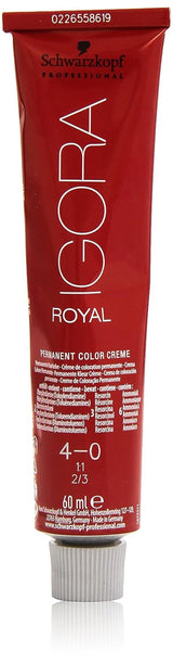 Schwarzkopf IGORA Royal Premium Barva na vlasy 4-0 středně hnědá, 1 balení (1 x 60 g) Barva na vlasy Naty Shop Výchozí název