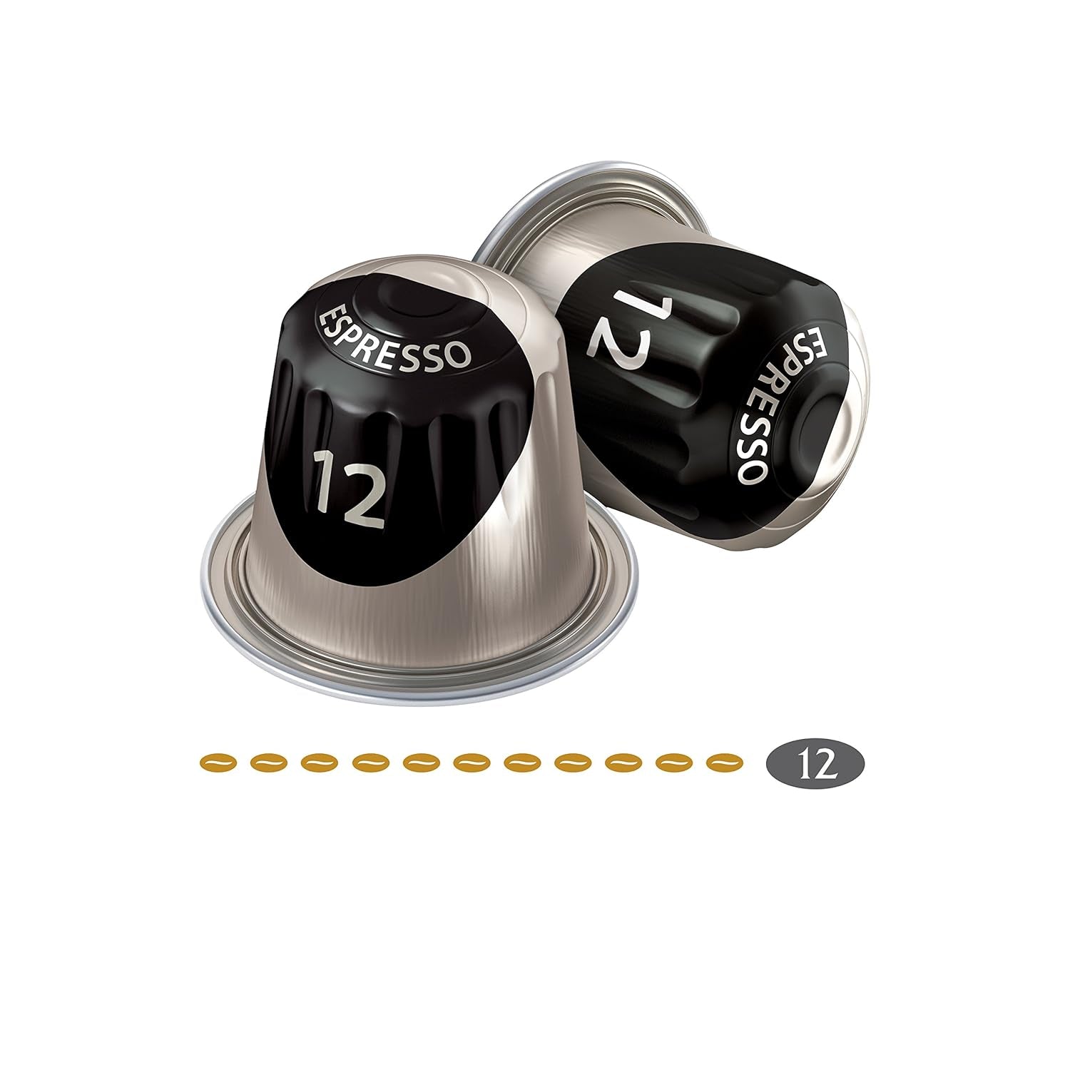 Jacobs Kaffeekapseln Espresso Ristretto, Intensität 12/12, 10 x 20 Getränke, kompatibilní s Nespresso* Kaffee Kapseln, 200 Kapseln