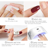 JMEOWIO Nagelfolie UV Härtend Schlange Stern UV gelové proužky na nehty Nálepka na nehty Nagelaufkleber Nail Art Dekoration Nageldesign Zubehör