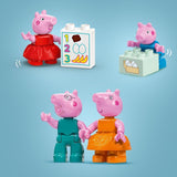 LEGO DUPLO 10434 Peppa's Supermarket: kreativní vzdělávací hračka a herní sada, dárek pro chlapce a dívky od 2 let, podporuje zručnost Stavebnice Besuche den LEGO-Store