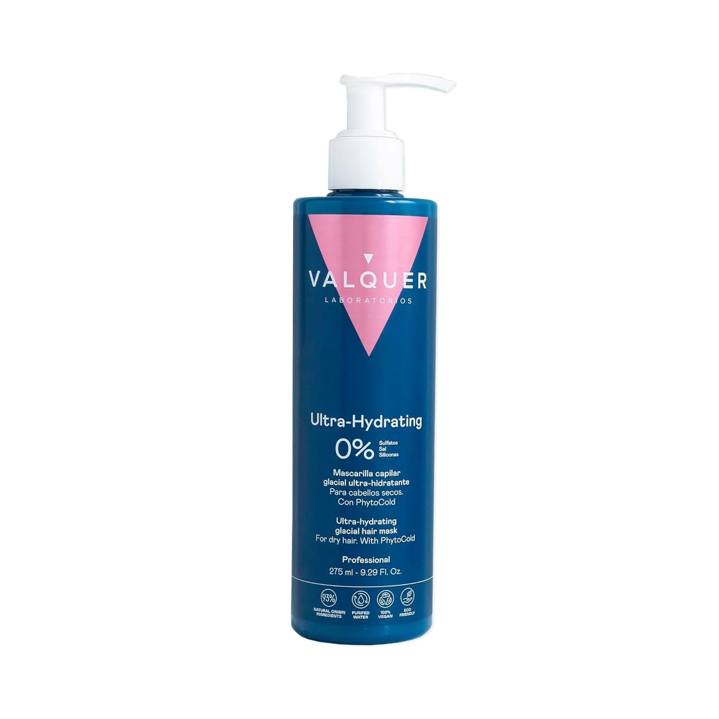 Valquer Profesional Ice Hair Mask - Ultra hydratační maska na vlasy bez sulfátů, solí a silikonů Naty Shop Hair Mask 300 Ml (1 balení)