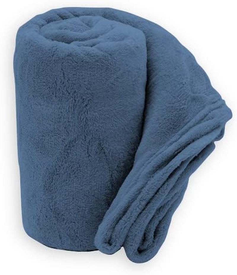 Měkká deka | Přehoz | Soft Touch | 130 X 160 cm | Powder Quilts a deky Naty Shop Smart blue 150X210