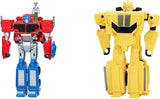 Transformers Earthspark Spin Changer Figurka Optimus Prime (20 cm) s figurkou Robbyho Malta (5 cm), od 6 akčních figurek Balíček figurek Bumblebee Naty Shop, 10 cm Optimus Prime