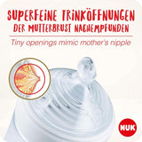 NUK Nature Sense Manuální odsávačka mateřského mléka | Kojící set s manuální odsávačkou mateřského mléka, lahvičkami a podložkami Ultra Dry Comfort | 6 kusů dětská výživa a doplňky pro kojení Naty Shop