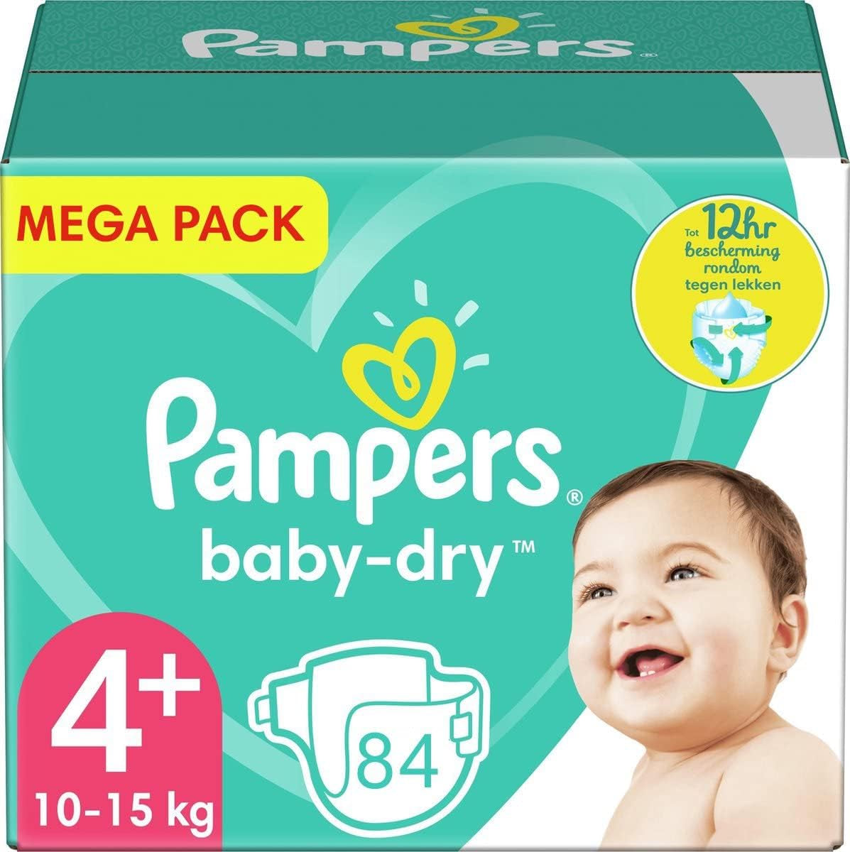 (Stará verze), Plenky pro miminka vel. 4+ (10-15 kg), 84 kusů