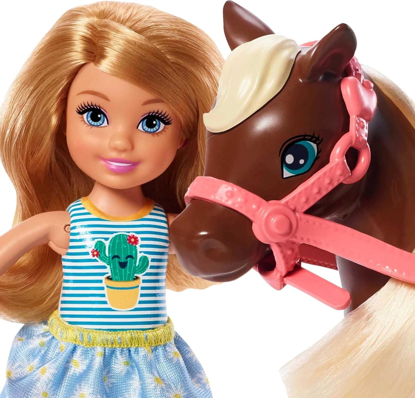 Barbie GHV78 - Herní sada Club Chelsea s panenkou a koněm, cca. 15 cm blondýnka s oblečením a doplňky hračka dárek pro děti 3-7 let