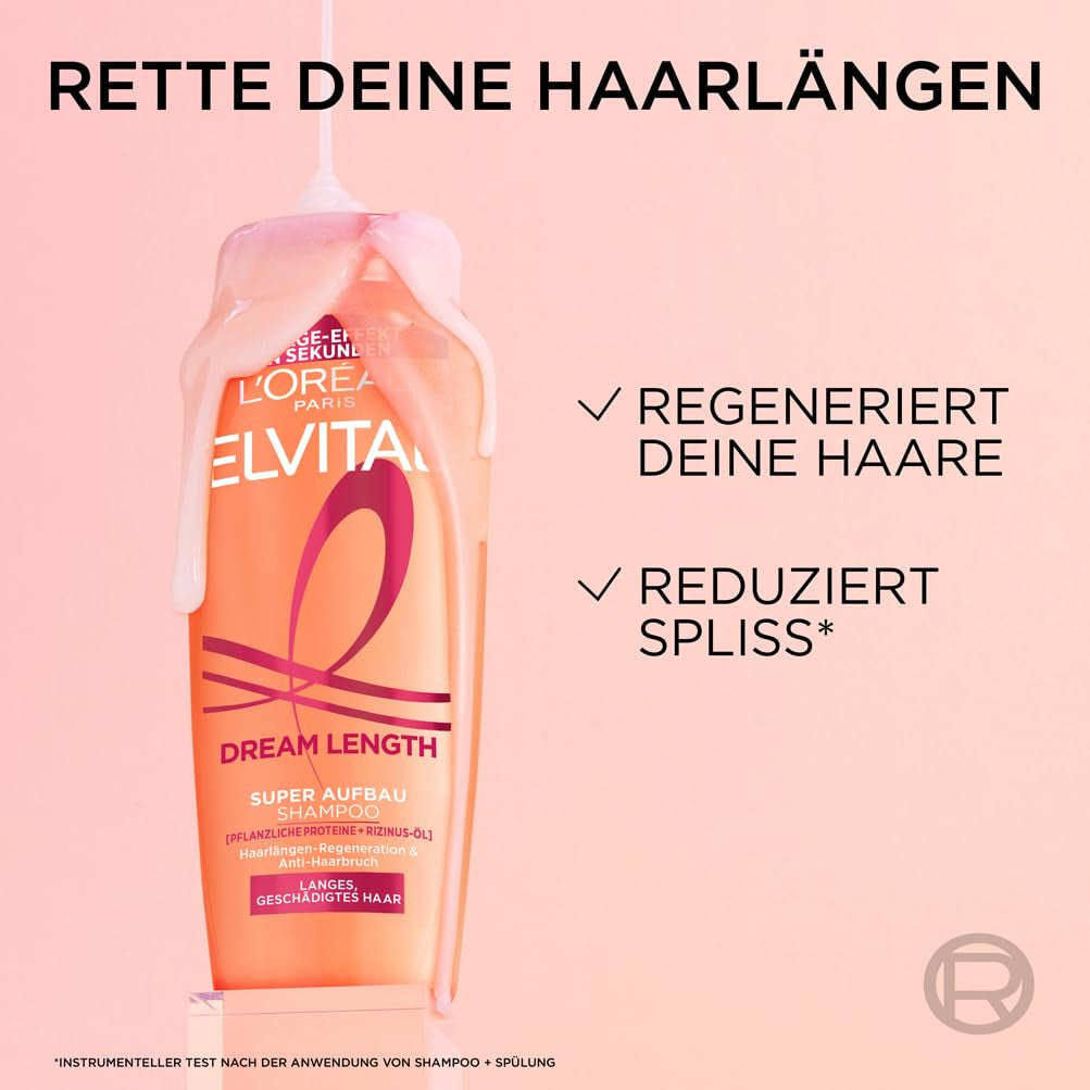 L'Oréal Paris Elvital Dream Length Super Building Shampoo, pro vysněné dlouhé vlasy L'Oréal Sprcha a Koupel
