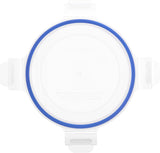 Amazon Basics Skleněné dózy na potraviny s víkem Balení 20 (10 dóz + 10 víček) BPA Free Clear Blue Box na skladování potravin Naty Shop