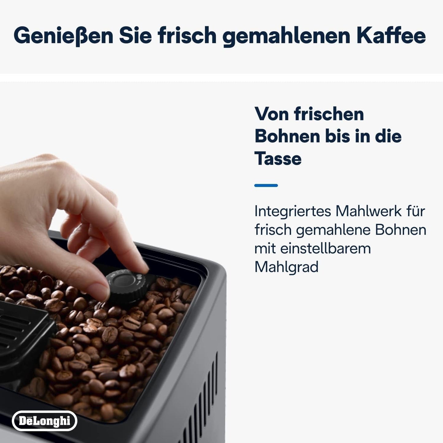 De'Longhi Dinamica Plus ECAM 370.70.B Plně automatický kávovar na espresso s mlékem, cappuccinem a espressem LatteCrema, 3,5palcový TFT barevný dotykový displej a ovládání aplikací, funkce kávy, černá