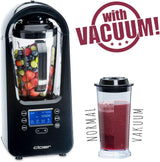 Cloer 6980 Vakuum Standmixer / 800 Watt / 21 000 U/Min. / Vč. Vorratsbehälter/Vakuumventil/Automatikprogramme/Eis-Crush-Funktion/Reinigungsfunktion/Schwarz, 1500 mililitrů Kitchen Naty Shop