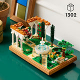 LEGO Icons Fountain Garden - Miniaturní stavebnice pro dospělé s listy, cypřiši, stromy, vinnou révou, květinami - Kreativní nápad na narozeninový dárek, dárek pro kolaudaci pro ženy, muže - 10359 Stavebnice Beuche den LEGO-Store